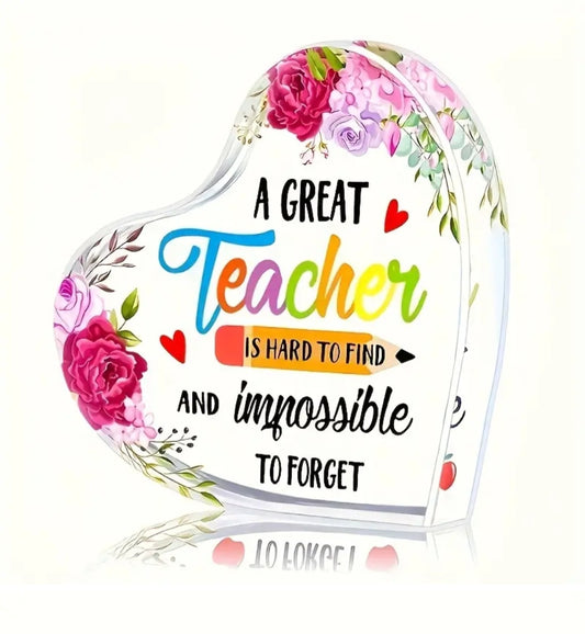 Teacher Appreciation Heart