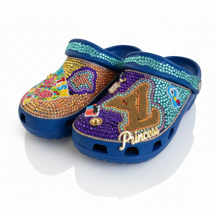 Customized Bling Autism Crocs