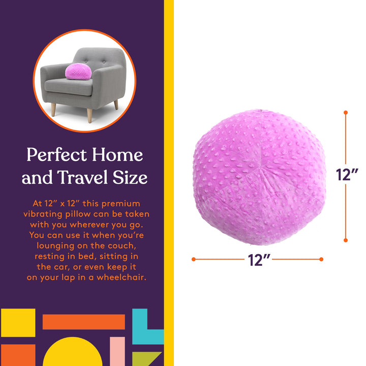 Vibrating Ball Pillow Sensory Pressure Activated for Kids and Adults