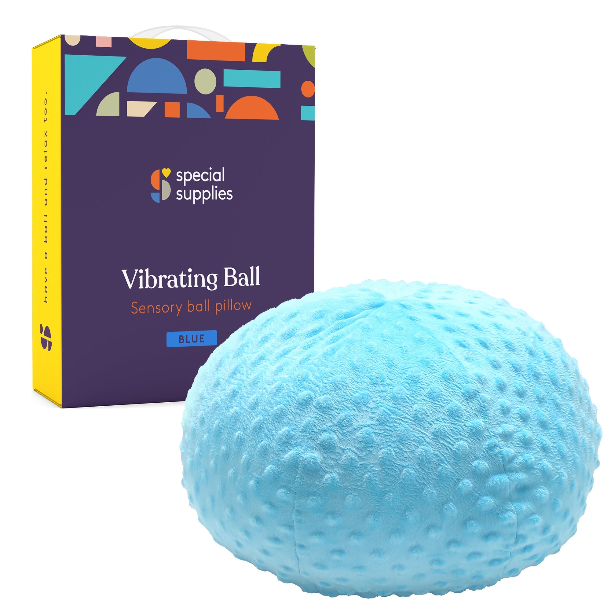 Vibrating Ball Pillow Sensory Pressure Activated for Kids and Adults