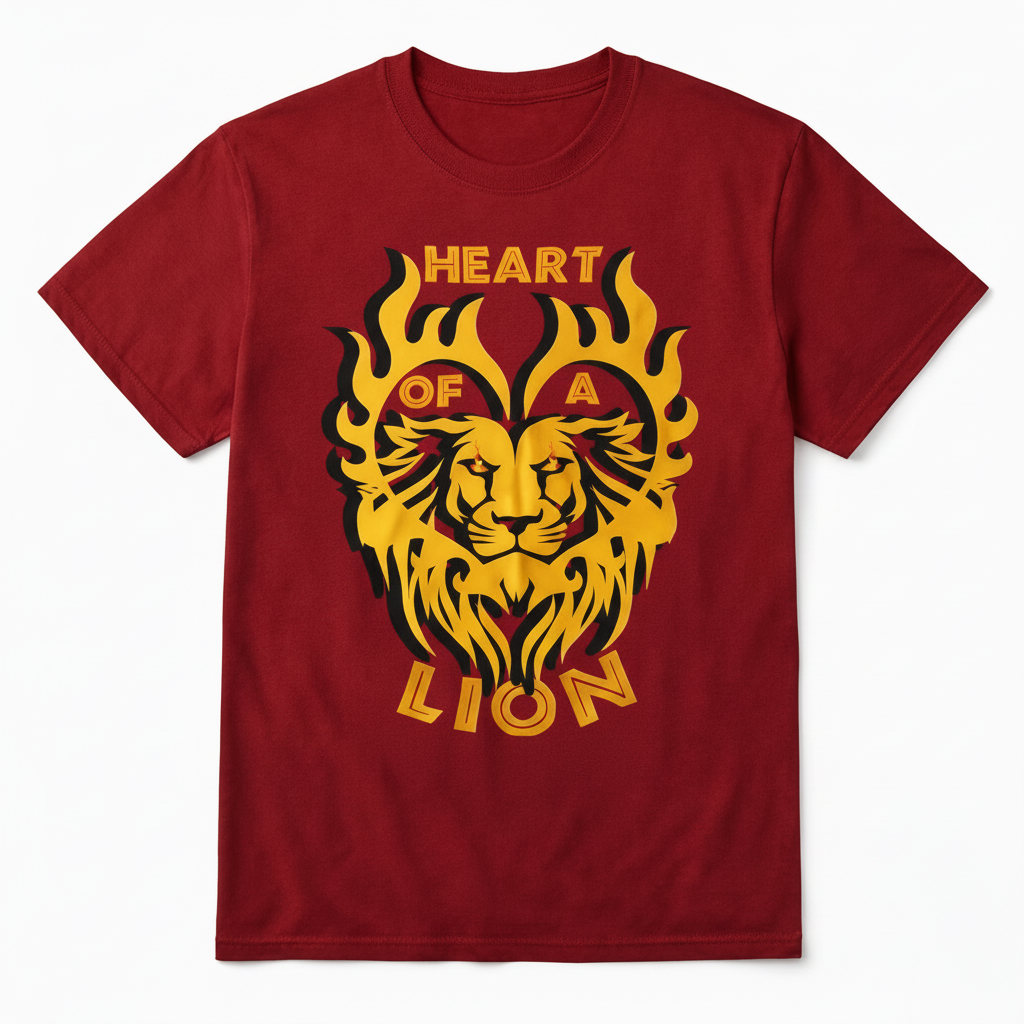 Lion Heart short sleeve shirt – Gifted One Princes