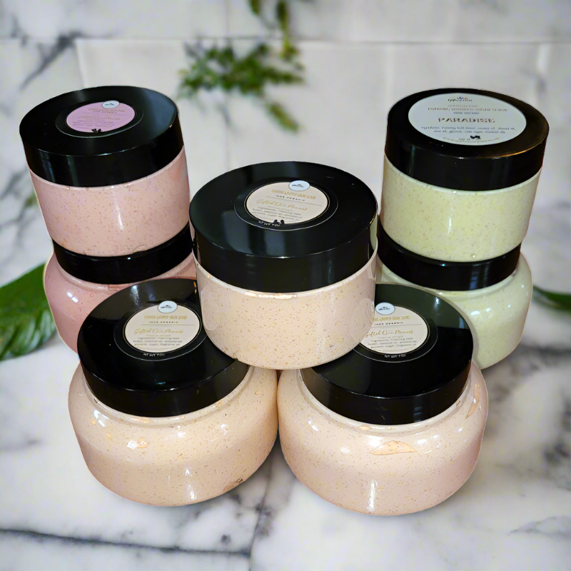 Foaming Whipped Sugar Scrubs